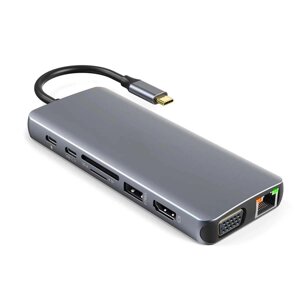 Dodocool USB Type C концентратор док станція 14 в1 для MacBook VGA LAN