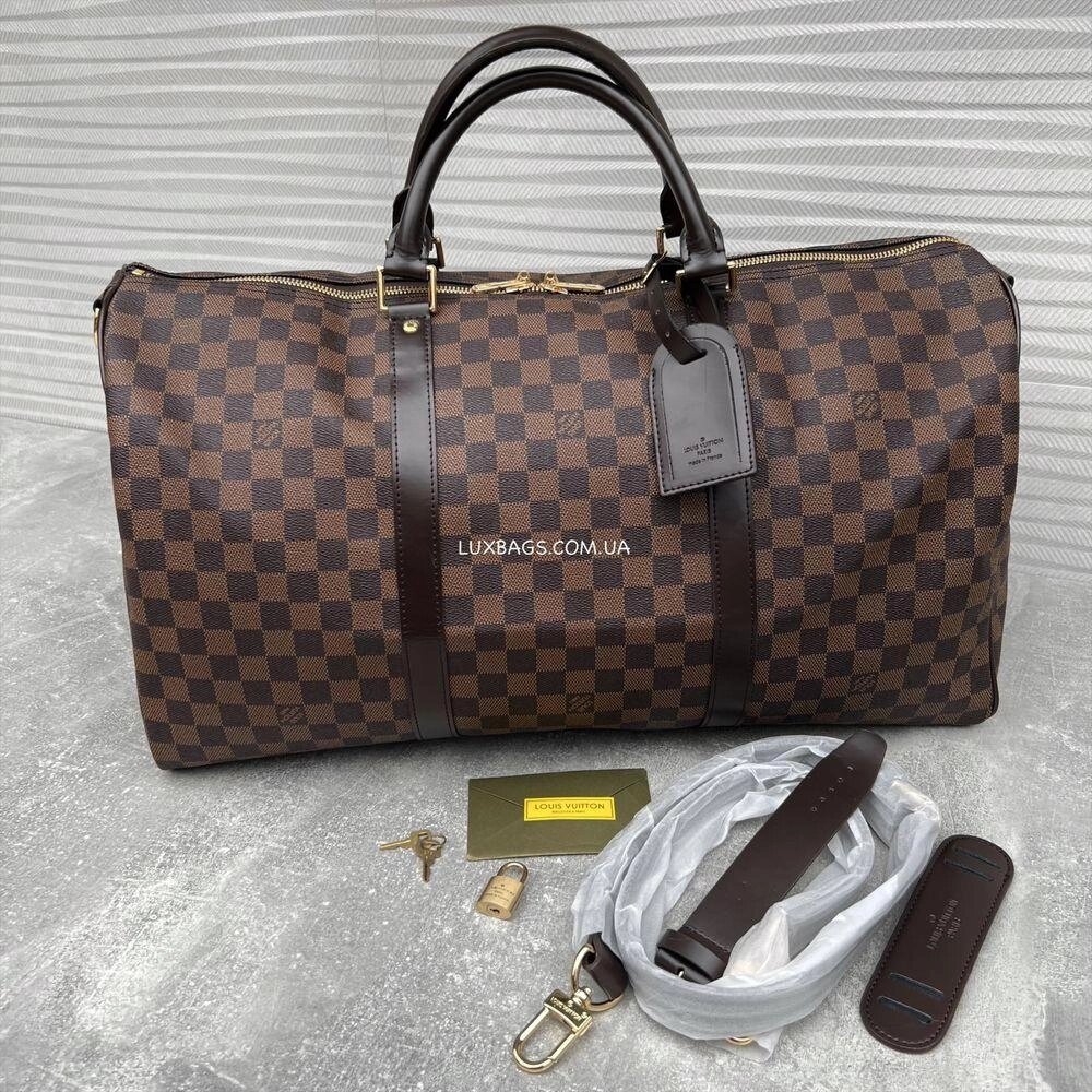 Дорожня спортивна сумка Louis Vuitton Keepall від компанії Premium - фото 1