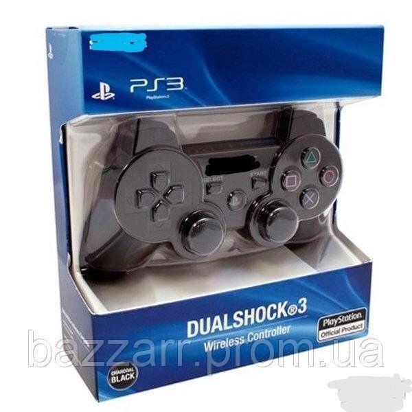 Джойстик плейстейн Соні ПС3 Sony Playstation DualShok PS3. чорний від компанії Premium - фото 1