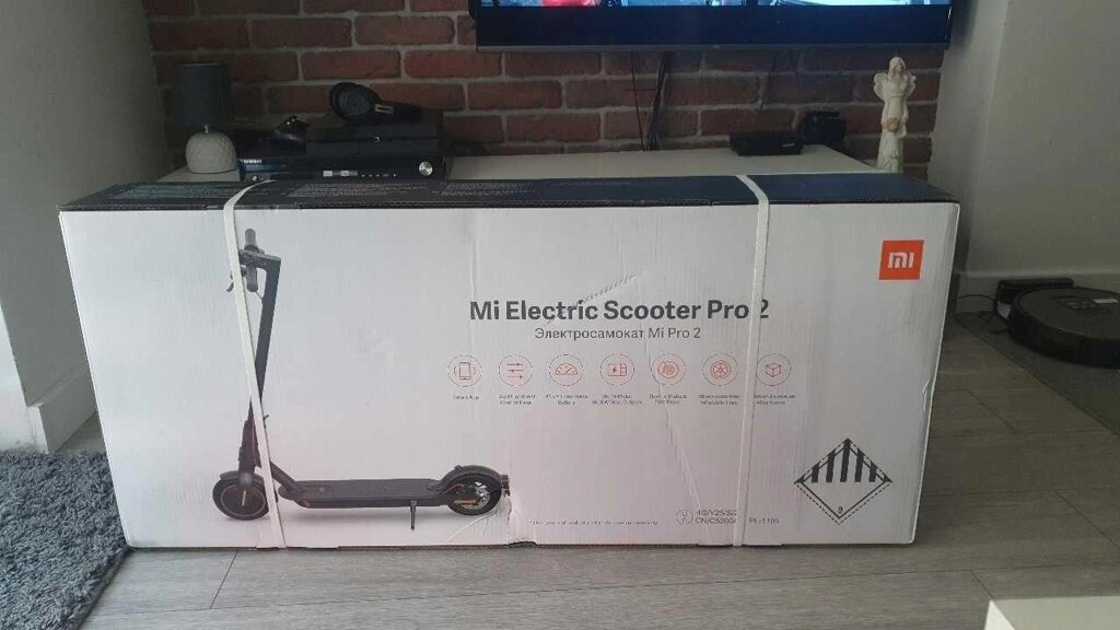 Електро самокат Xiaomi Mi Electric Scooter Pro 2 Black 25км 100кг від компанії Premium - фото 1