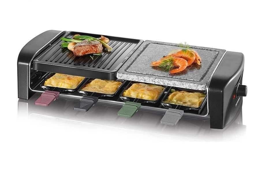 Електрогриль Raclette Party Grill з натуральним каменем гриля RG 9645 від компанії Premium - фото 1