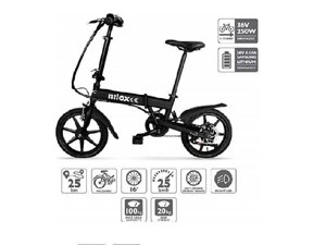 Електровелосипед Ровер Nilox DOC E-bike X2 чорна рама 11 дюймів