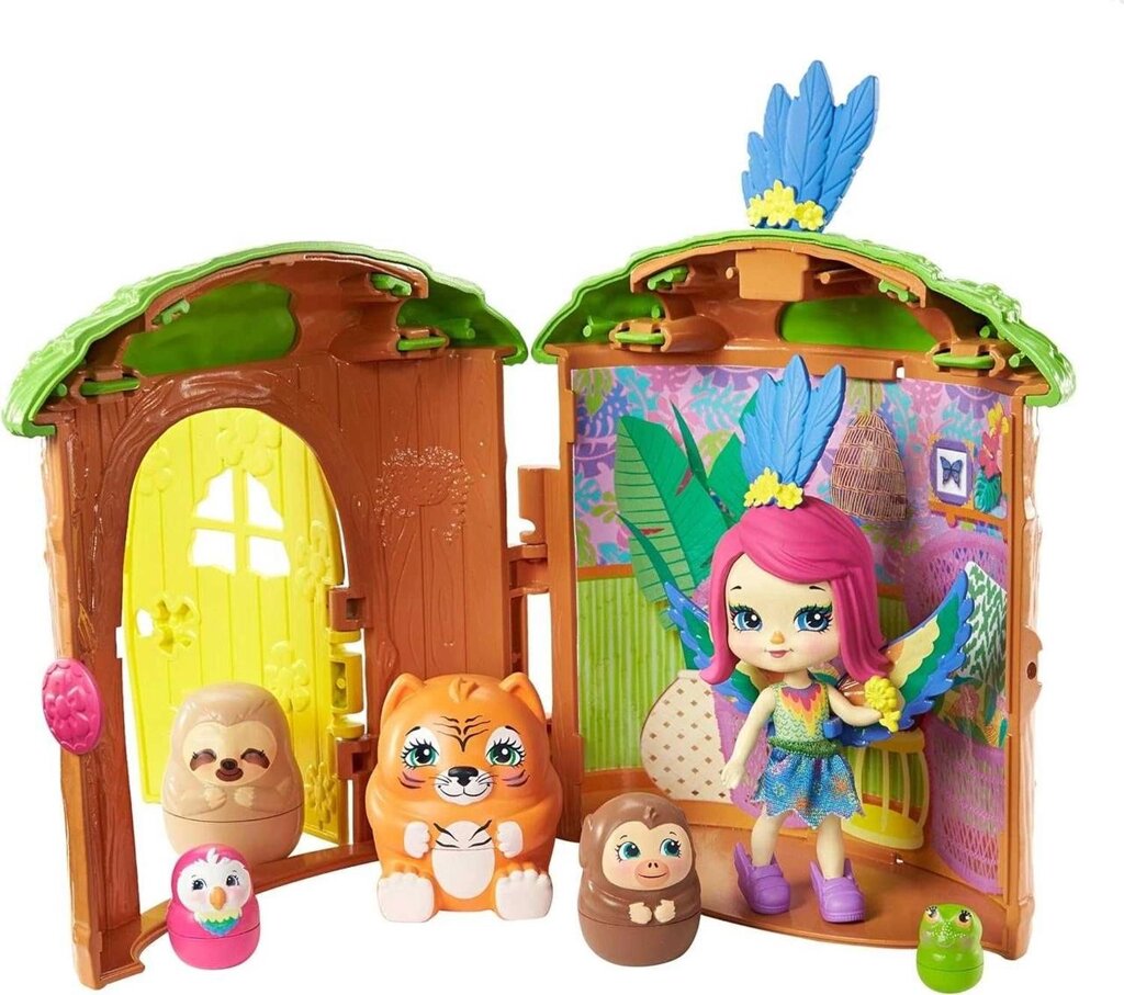 Enchantimals Secret Besties Peeki Parrot Tree Hut Енчантімалс папуга від компанії Premium - фото 1