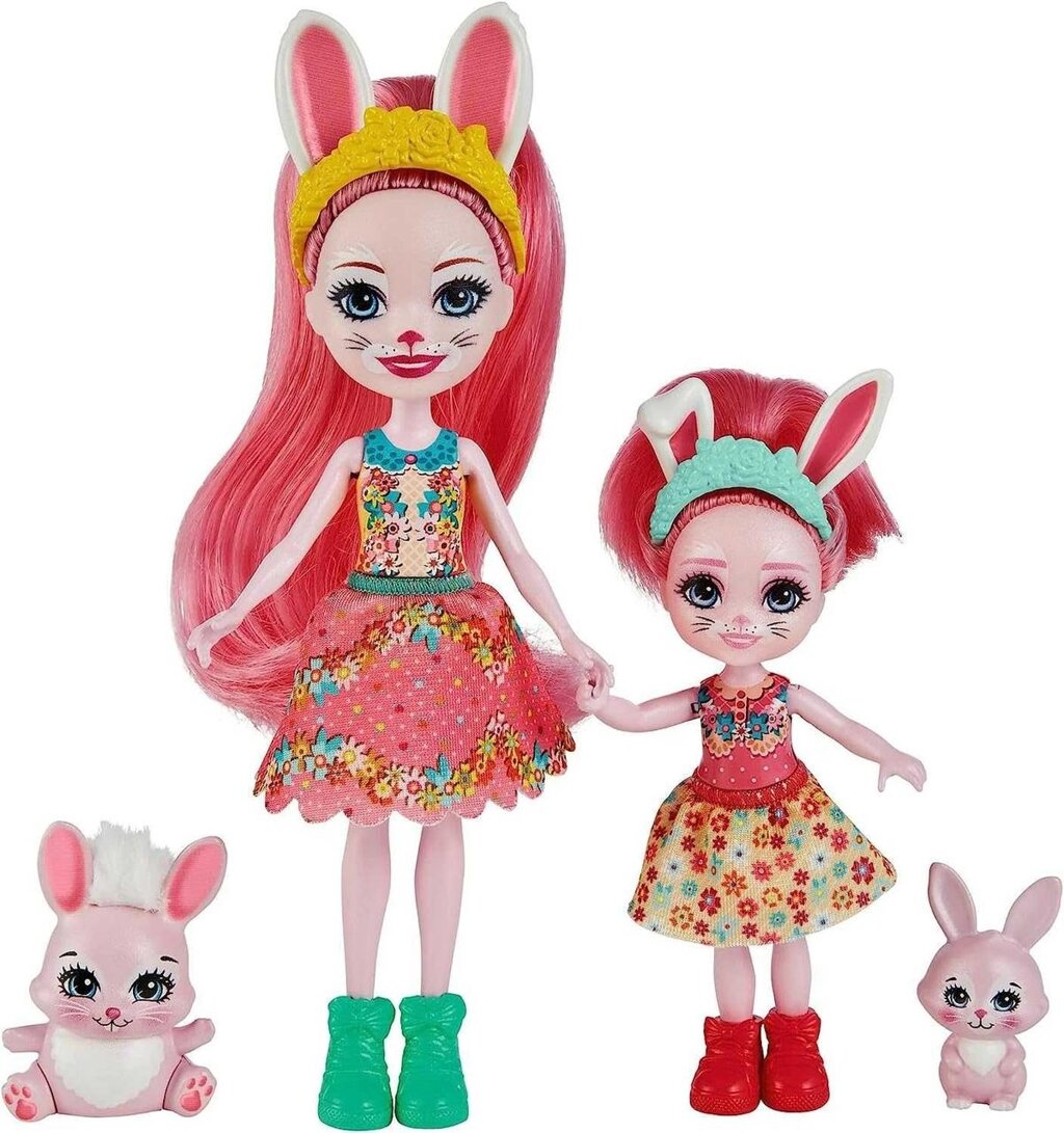 Енчантималс Сестрички Кролик Enchantimals Bree &amp, Bedelia Bunny Sister від компанії Premium - фото 1