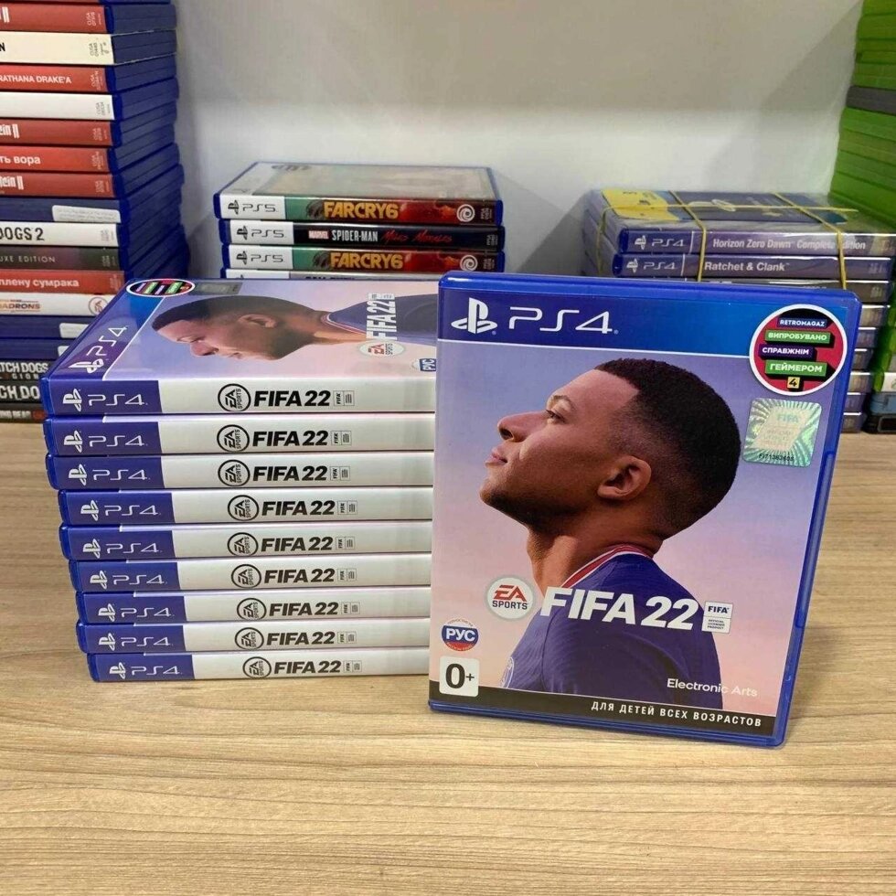 FIFA 22 Гра PS4 Fifa 2022 для Playstation 4 Диск Як Новий Retromagaz від компанії Premium - фото 1