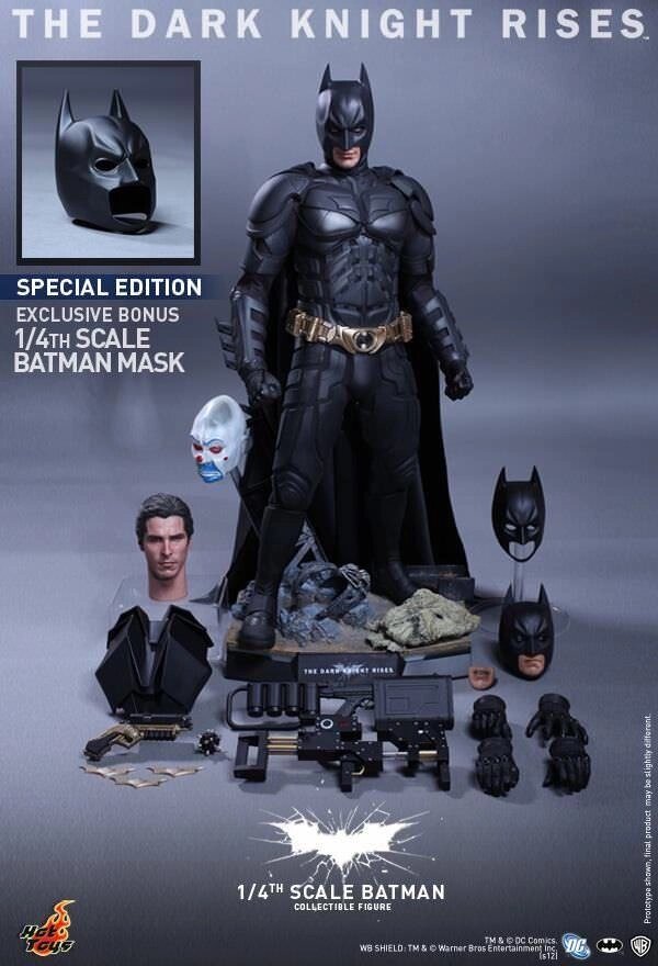 Фигурка 1/4 hot toys qs 01 THE DARK KNIGHT RISES – BATMAN special edit від компанії Premium - фото 1