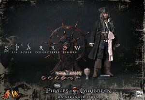 Фигурка 1/6 hot toys dx 06 captain JACK sparrow ON stranger TIDES spec