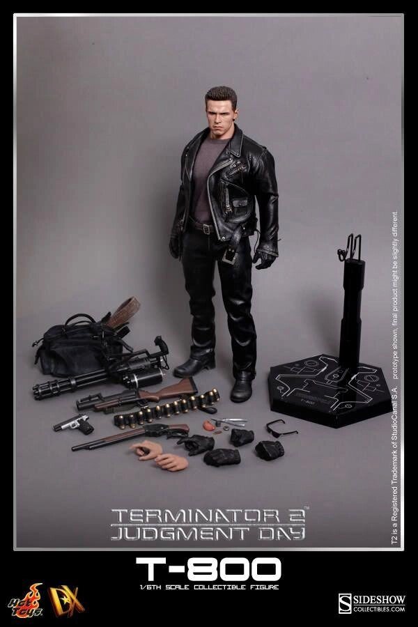 Фігурка 1/6 HOT TOYS DX 10 TERMINATOR 2 — T-800 Термінатор від компанії Premium - фото 1