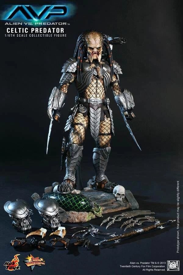 Фігурка 1/6 hot toys mms 221 ALIEN VS PREDATOR — CELTIC PREDATOR від компанії Premium - фото 1