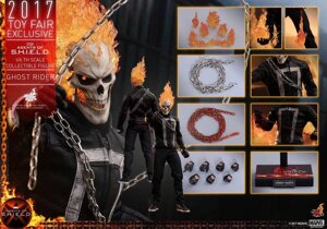 Фігурка 1/6 hot toys tms 05 agents OF S. H. I. E. L. D. GHOST RIDER