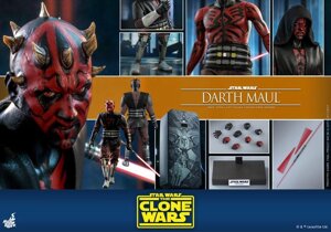 Фігурка 1/6 hot toys tms 24 STAR WARS: THE CLONE WARS DARTH MAUL