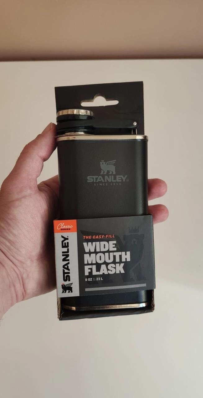 Фляга Stanley wide mouth flask 0.23л. для алкоголю від компанії Premium - фото 1