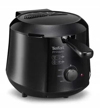 Фритюрниця Tefal PRINCIPIO FF230831 1000 W фритюрниця чорна від компанії Premium - фото 1