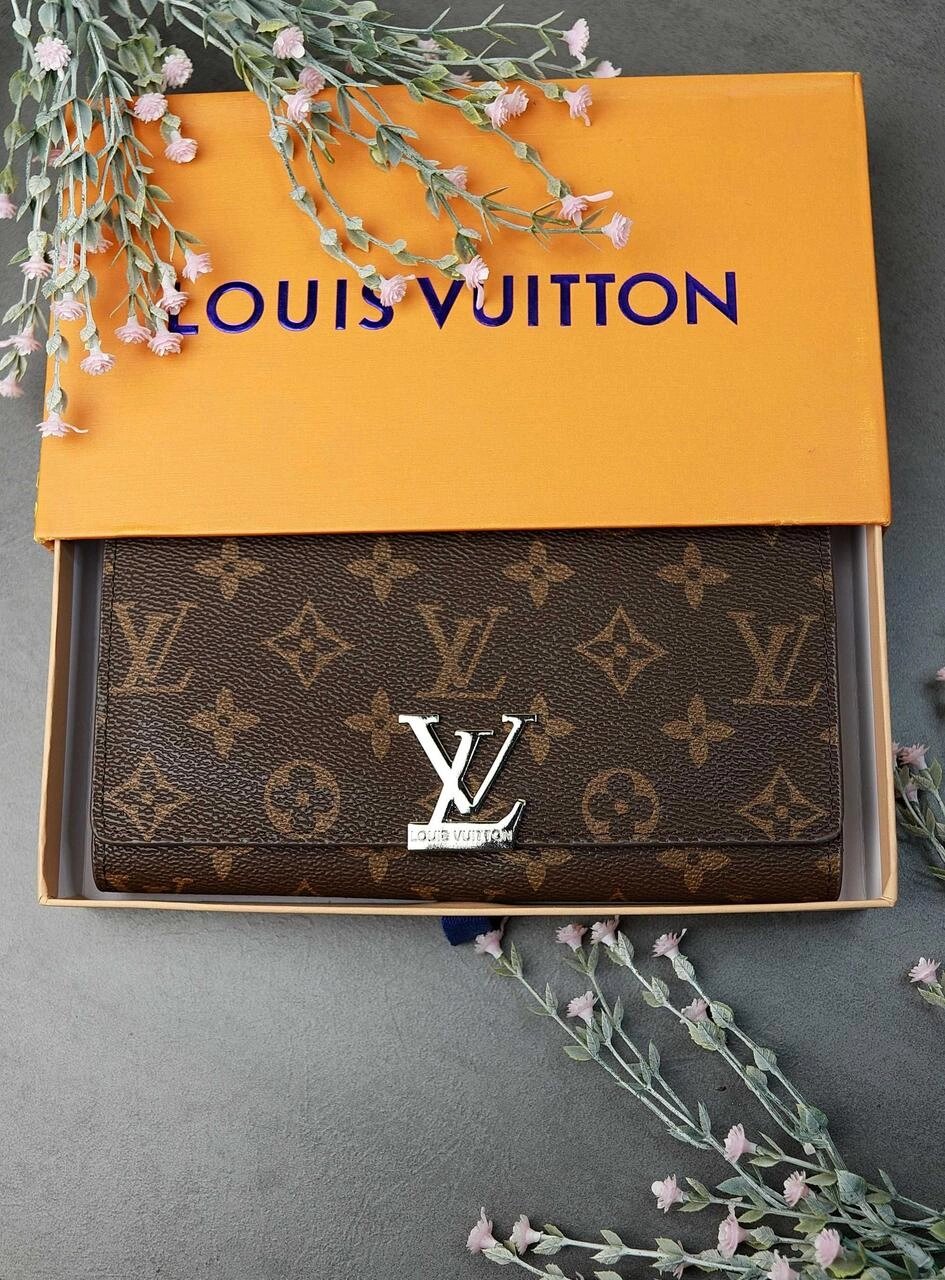 Гаманець Louis Vuitton Луї Віттон LUX ЛЮКС NEW 2023 коричневий від компанії Premium - фото 1