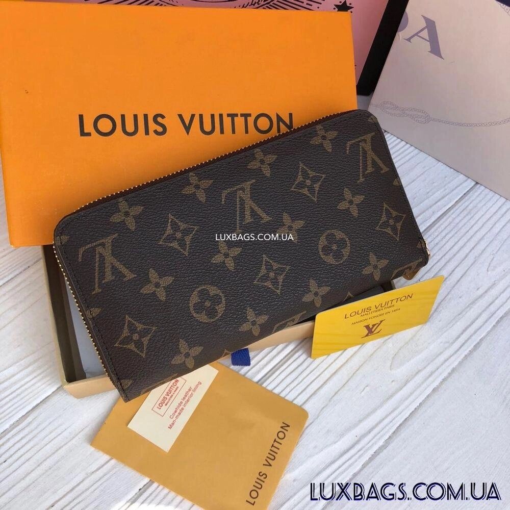 Гаманець Louis Vuitton Zippy жіночий чоловічий від компанії Premium - фото 1