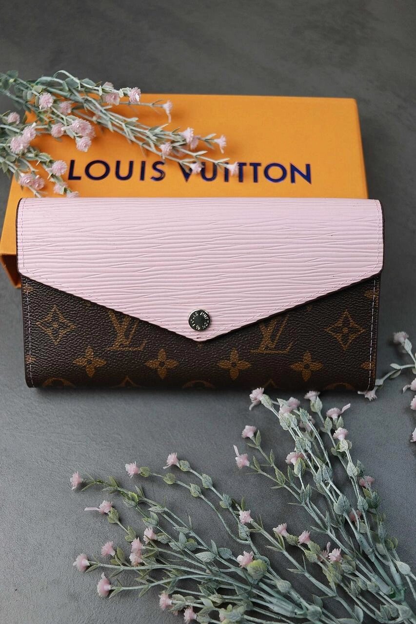 Гаманець NEW 2023 Louis Vuitton Луї Віттон LUX якість рожевий колір від компанії Premium - фото 1