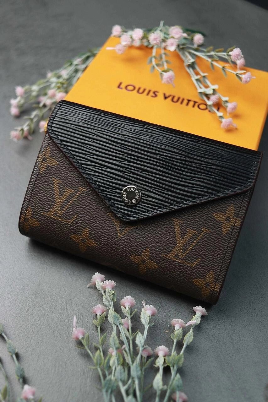 Гаманець жіночий червоний, чорний, рожевий Louis Vuitton Луї Вітон від компанії Premium - фото 1