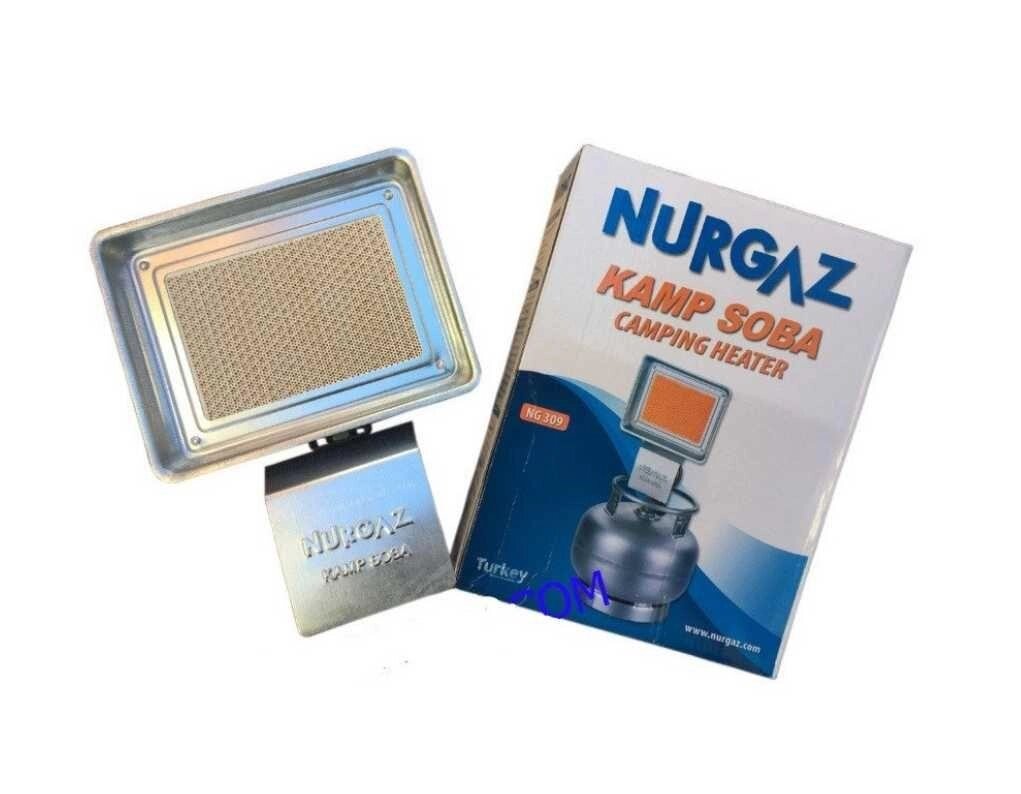 Газовий інфрачервоний обігрівач/пальник Nurgaz NG-309 (1.5 кВт) від компанії Premium - фото 1