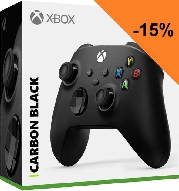 Геймпад Microsoft Xbox Series X | S Wireless Controller Carbon Black від компанії Premium - фото 1