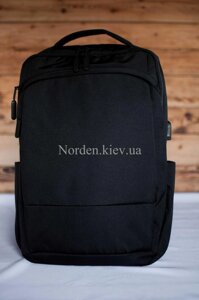 Міський Рюкзак Norden 1610 Чоловічий Рюкзак для Ноутбука Чорний