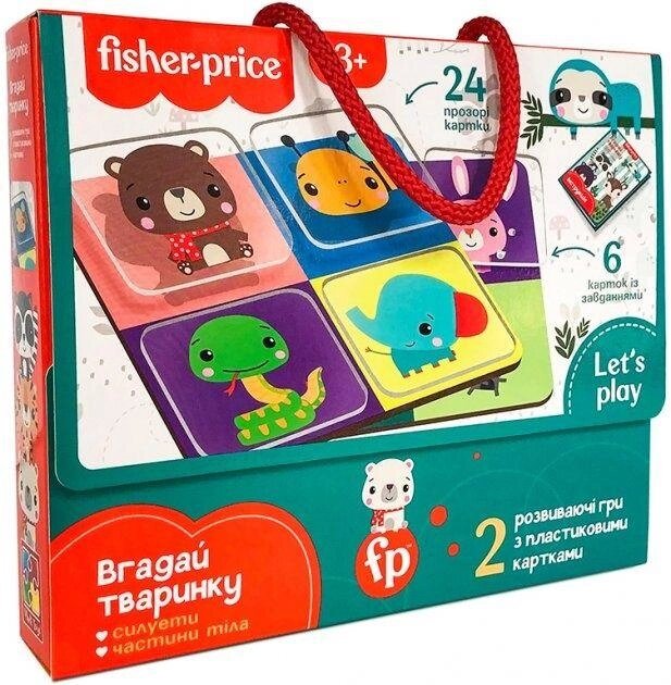 Гра з пластиковими картками Fisher Price «Вгадай тваринку» Владі Тойс від компанії Premium - фото 1