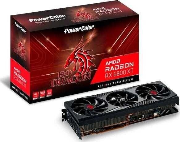 Графічна карта Power Color Radeon RX 6800 XT Red Dragon OC 16 ГБ від компанії Premium - фото 1