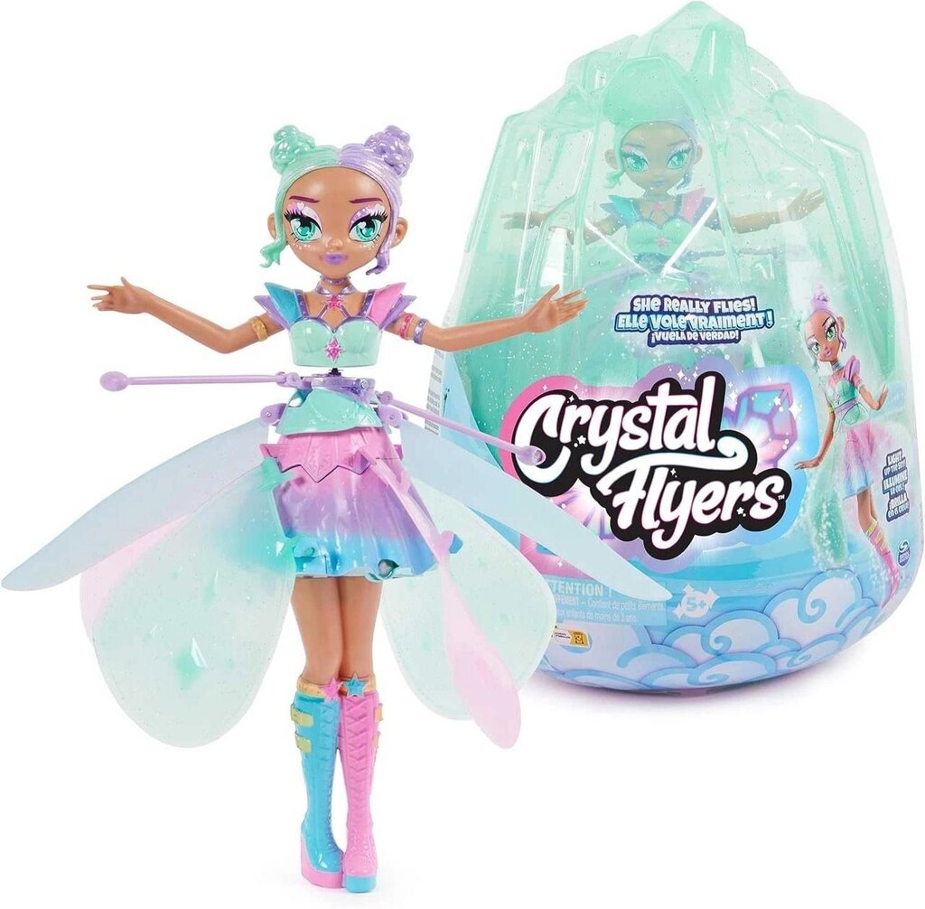 HATCHIMALS Crystal Flyers Літаюча фея Піксі від компанії Premium - фото 1