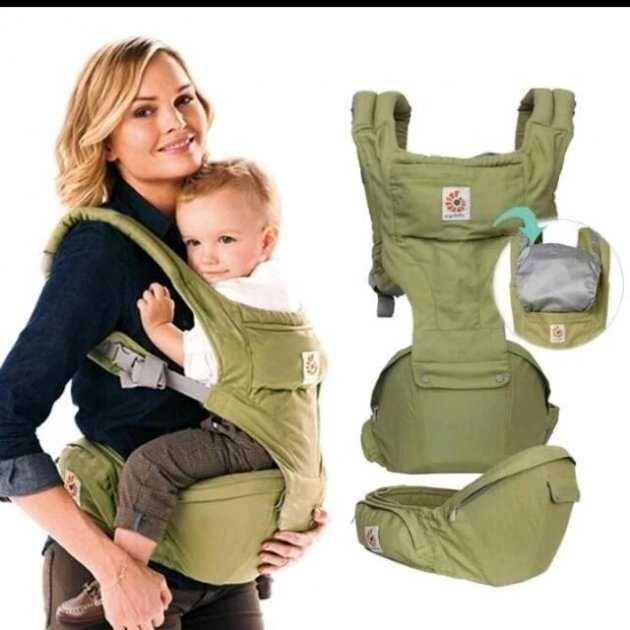 Хіпсит Ergobaby hipseat carrier 2 в 1 Blue ергоріза рюкзака від компанії Premium - фото 1