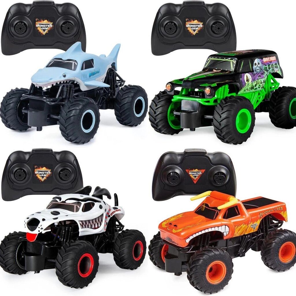 Hot Wheels Monster Jam 1:24 на радіокеруванні El Toro Loco, Dalmatian від компанії Premium - фото 1