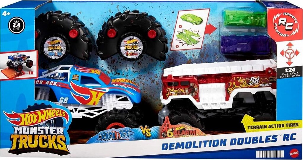 Hot Wheels оригінал Хот Вілс RC Monster Trucks 2-Pack від компанії Premium - фото 1