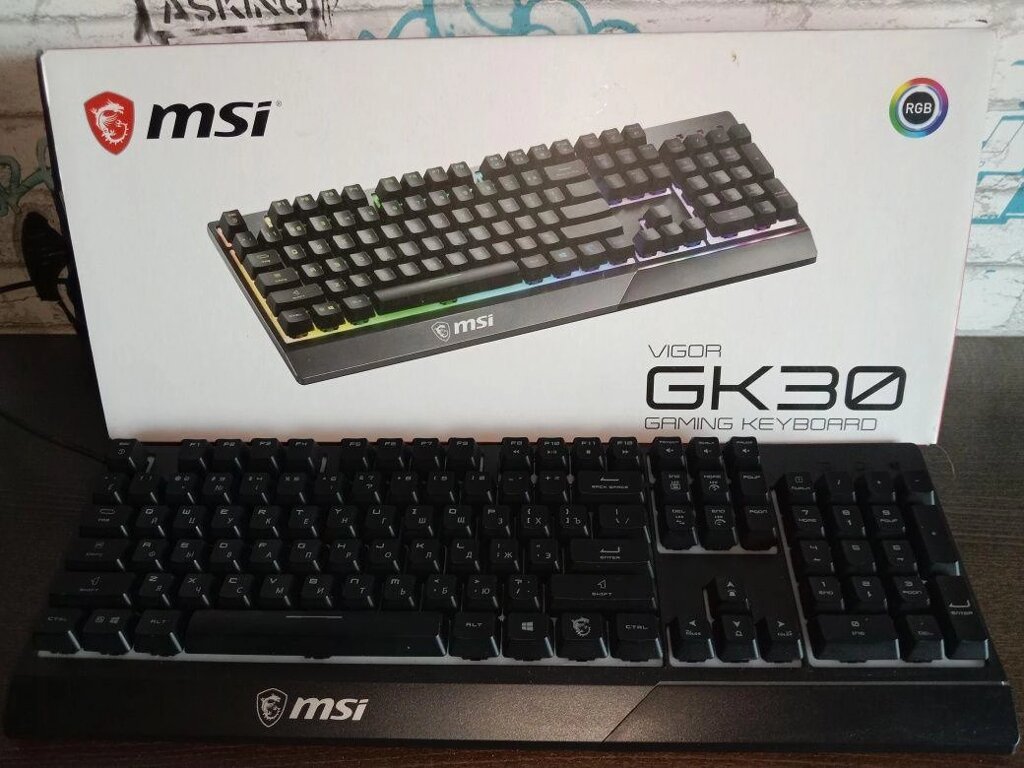 Ігрова клавіатура MSI VIGOR GK 30 від компанії Premium - фото 1