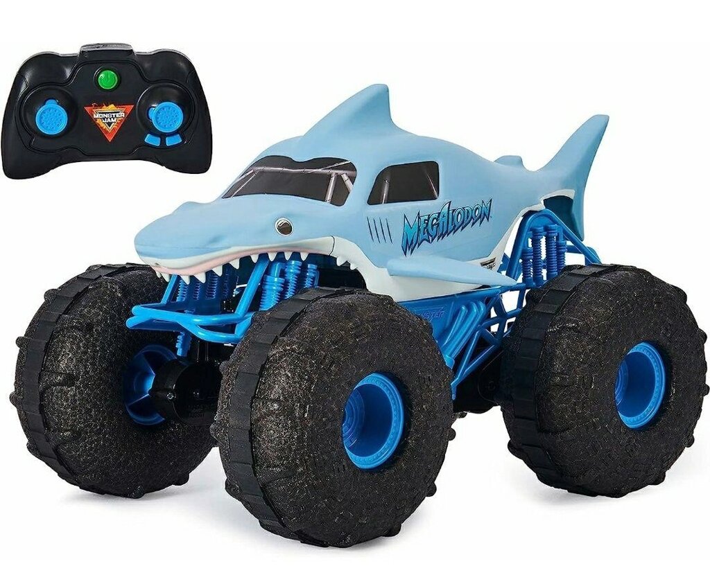 Ігровий набір Hot Wheels Rc Monster Trucks - Megalodon, джип з пультом від компанії Premium - фото 1