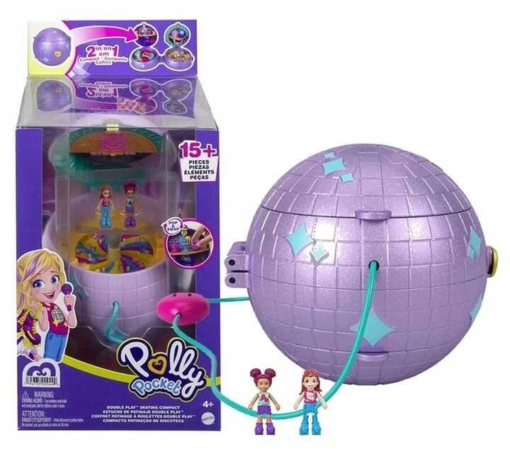 Ігровий набір Поллі Покет Диско куля 2 в 1 Polly Pocket Mattel HCG24 від компанії Premium - фото 1