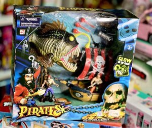 Ігровий набір пірати корабель Black Devil Anglerfish