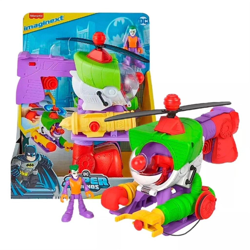 IMAGINEXT DC Super Friends Joker Robocopter - гелікоптер 2-в-1 Джокер від компанії Premium - фото 1