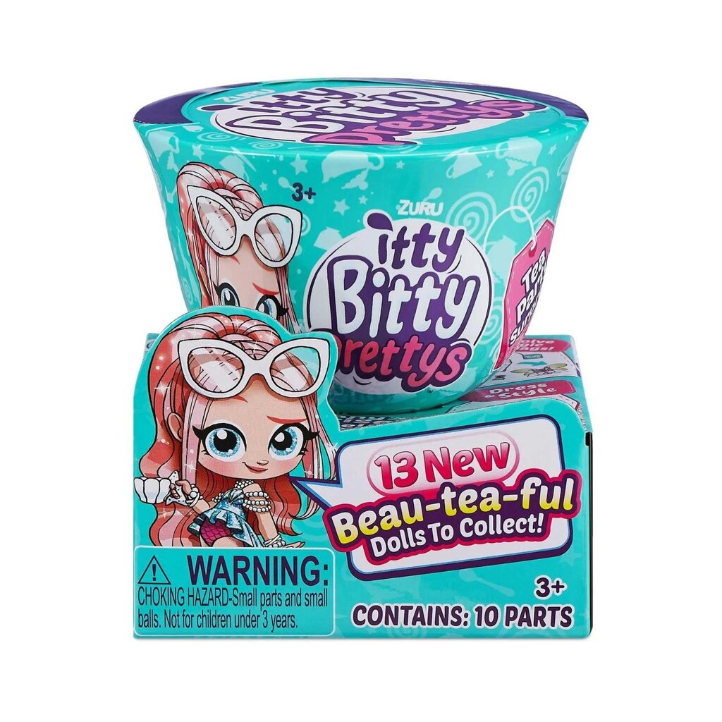 ІТІ БІТТІ чашка лялька сюрприз tty Bitty Prettys Tea Cup Doll Series 2 від компанії Premium - фото 1