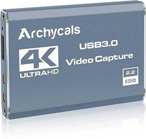 Карта захоплення Archycals - пристрій відеозахоплення 4K HDMI на USB 3.0