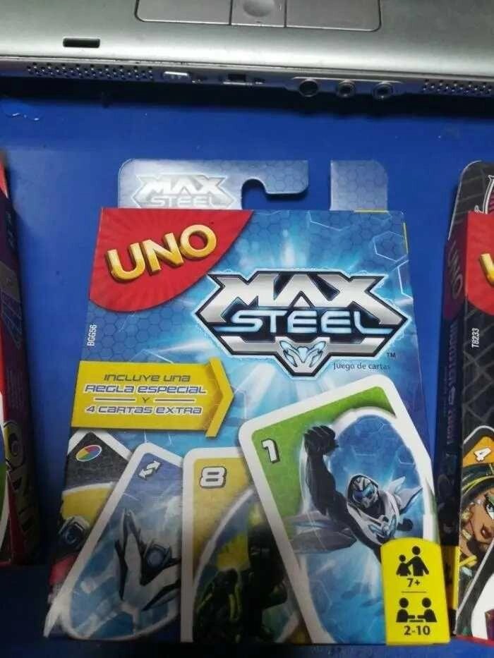 Карткова гра UNO Уно Mattel Оригінал Max Steel BGG56 від компанії Premium - фото 1