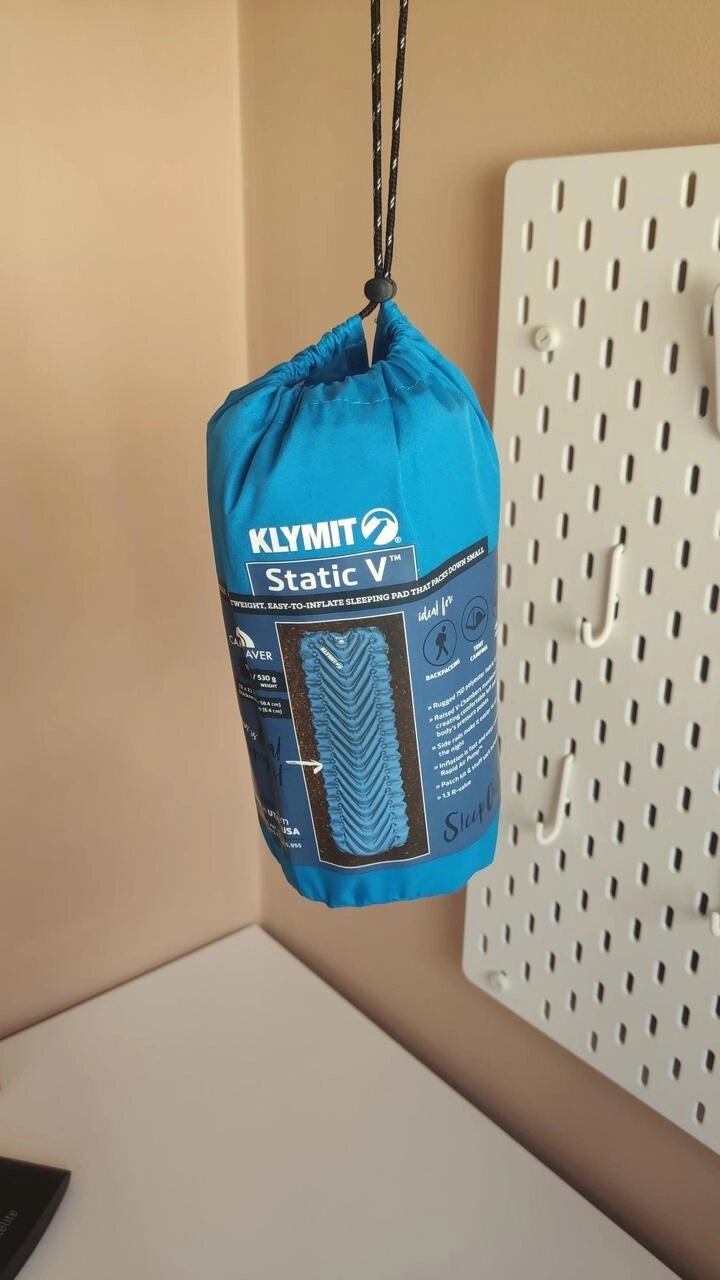 Килимок Klymit Static V туристичний надувний каремат Thermarest від компанії Premium - фото 1