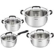 Kittlul set Tefal Cool Cook E493S874, 8 суб'єктів набір горщиків від компанії Premium - фото 1