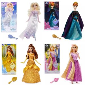 Класичні ляльки Дісней Disney Рапунцель, Анна, Ельза, Бель Мулан, Чудов