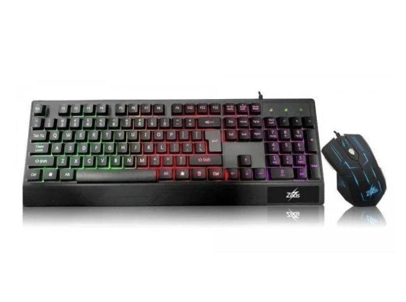 Клавіатура + мишка LED GAMING KEYBOARD Mouse UKC M 710 з підсвіткою від компанії Premium - фото 1