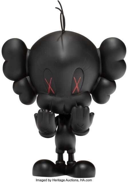 Колекційна фігурка KAWS Tweety Black від компанії Premium - фото 1