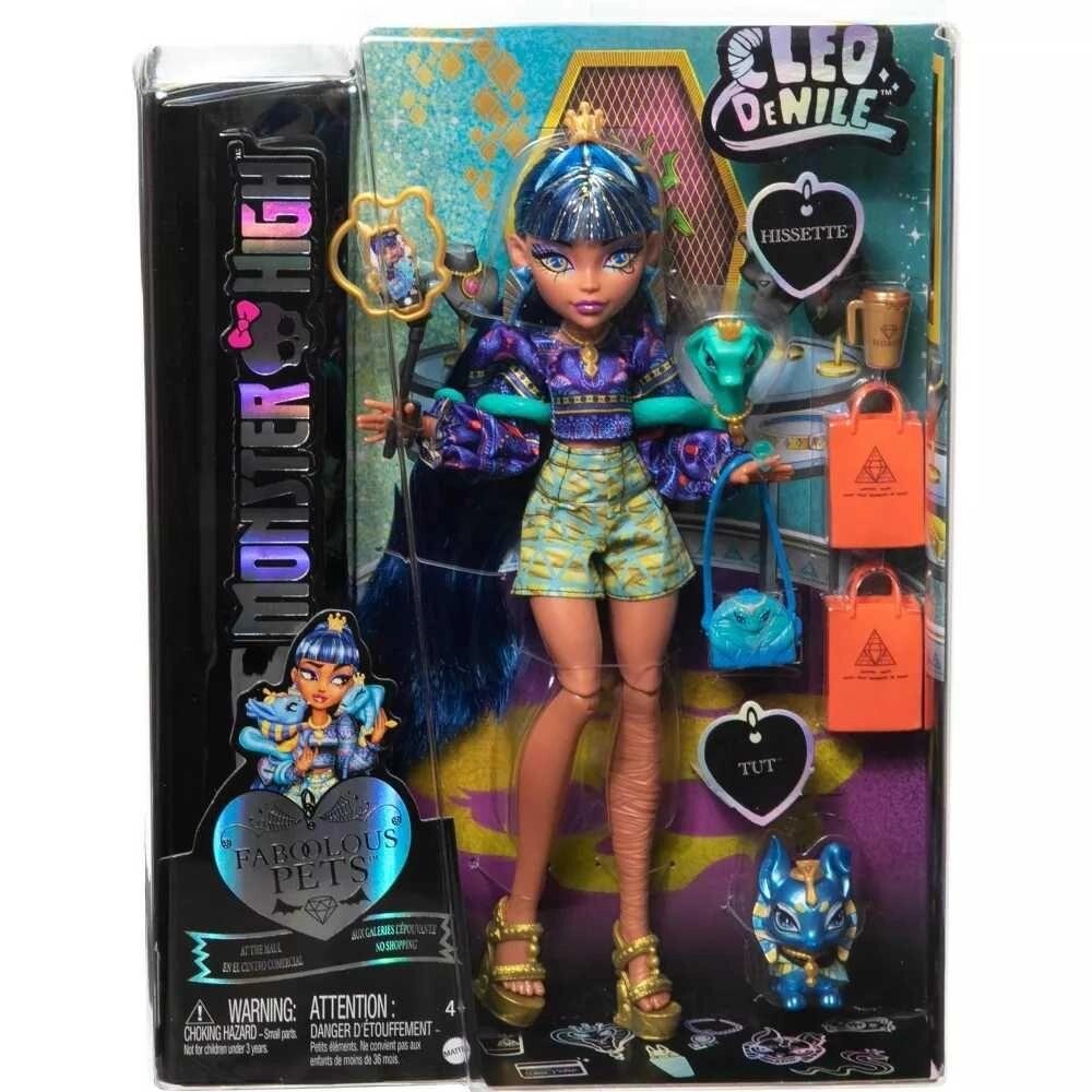 Колекційна лялька Monster High Faboolous Pets Cleo De Nile від компанії Premium - фото 1