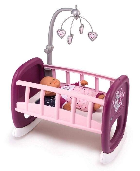 Колиска ліжечко для пупса Smoby Baby Nurse 220343 від компанії Premium - фото 1