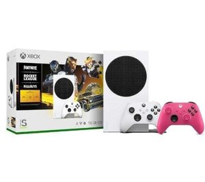 Консоль Xbox Series S 512ГБ Fortnite, Rocket League, Fall Guys, 2 пада