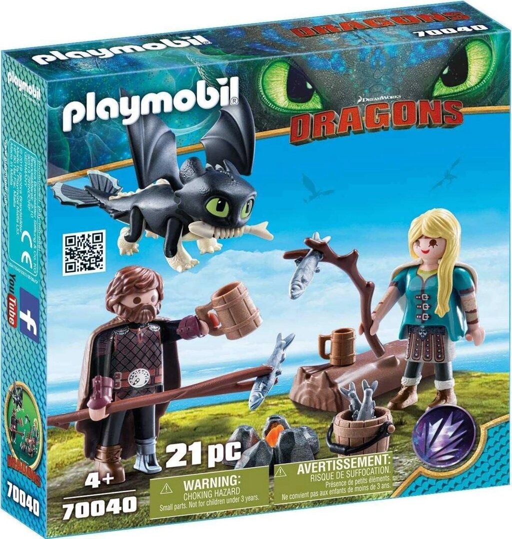 Конструктор Dragons Ікота Астрід Playmobil 70040 Як приручити дракона від компанії Premium - фото 1