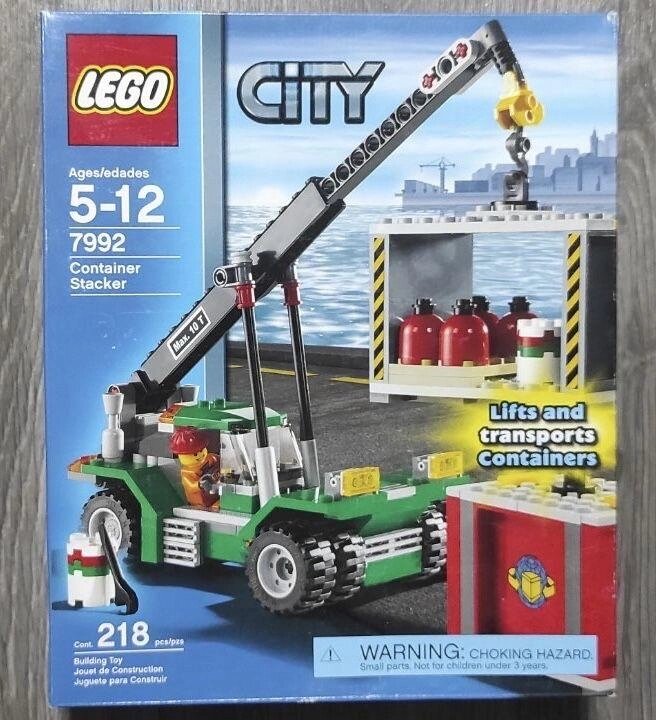 Конструктор LEGO 7992 Container Stacker ЛЕГО від компанії Premium - фото 1