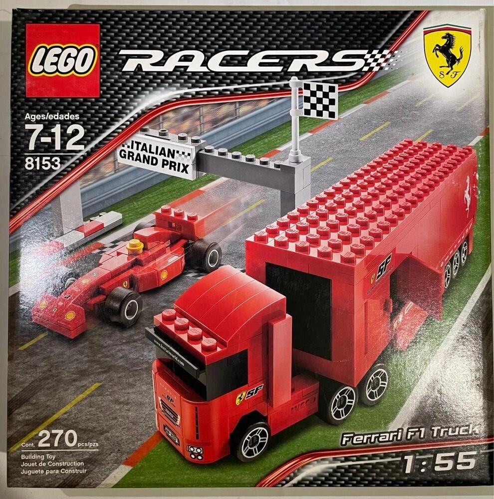 Конструктор LEGO 8153 Racers Ferrari F1 Truck 1:55 ЛЕГО від компанії Premium - фото 1