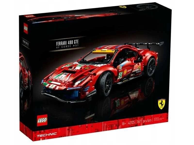 Конструктор LEGO Technic Ferrari 488 GTE AF Corse No51 42125 від компанії Premium - фото 1